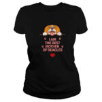 Polera I am the best mother of Beagles (modelo 121) mujer