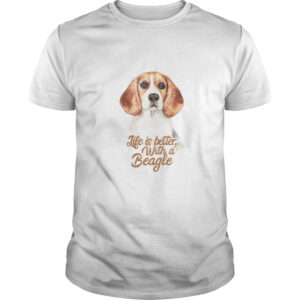 Polera Beagle life is better with a Beagle (modelo 50) hombre