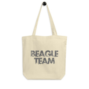 Bolsa Reutilizable ecológica Canvas 100% Algodón Beagle Team (modelo 53)