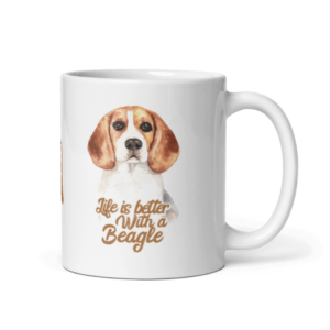 Tazón Beagle life is better with a Beagle (modelo 50)