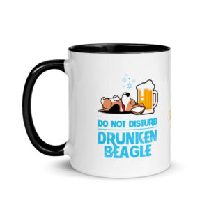 Tazón Bicolor Do not disturb Drunken Beagle (modelo 55)