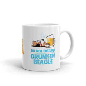 Tazón do not disturb drunken Beagle (modelo 55)