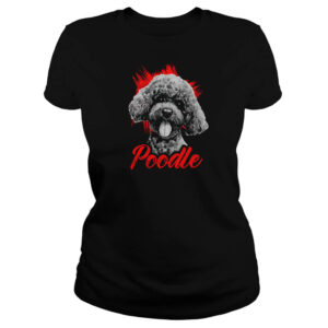 Polera perro Poodle «Poodles» (modelo 128) Mujer