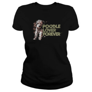 Polera perro Poodle «Poodle lover forever» (modelo 134) Mujer