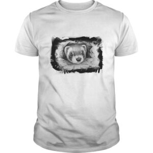 Polera Hurón Ferret diseño «Hurón Sable» (modelo 165) hombre