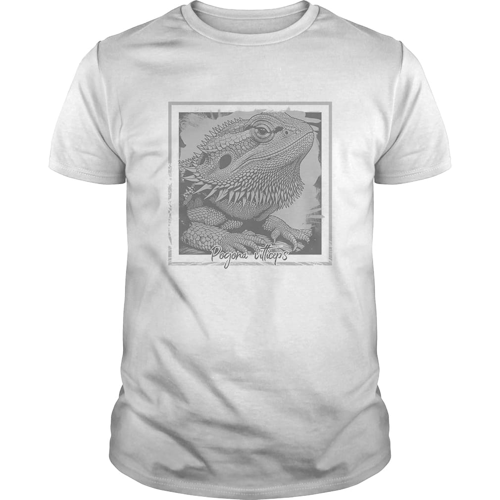 Polera Dragón Barbudo «Pogona vitticeps 2» (modelo 263) hombre