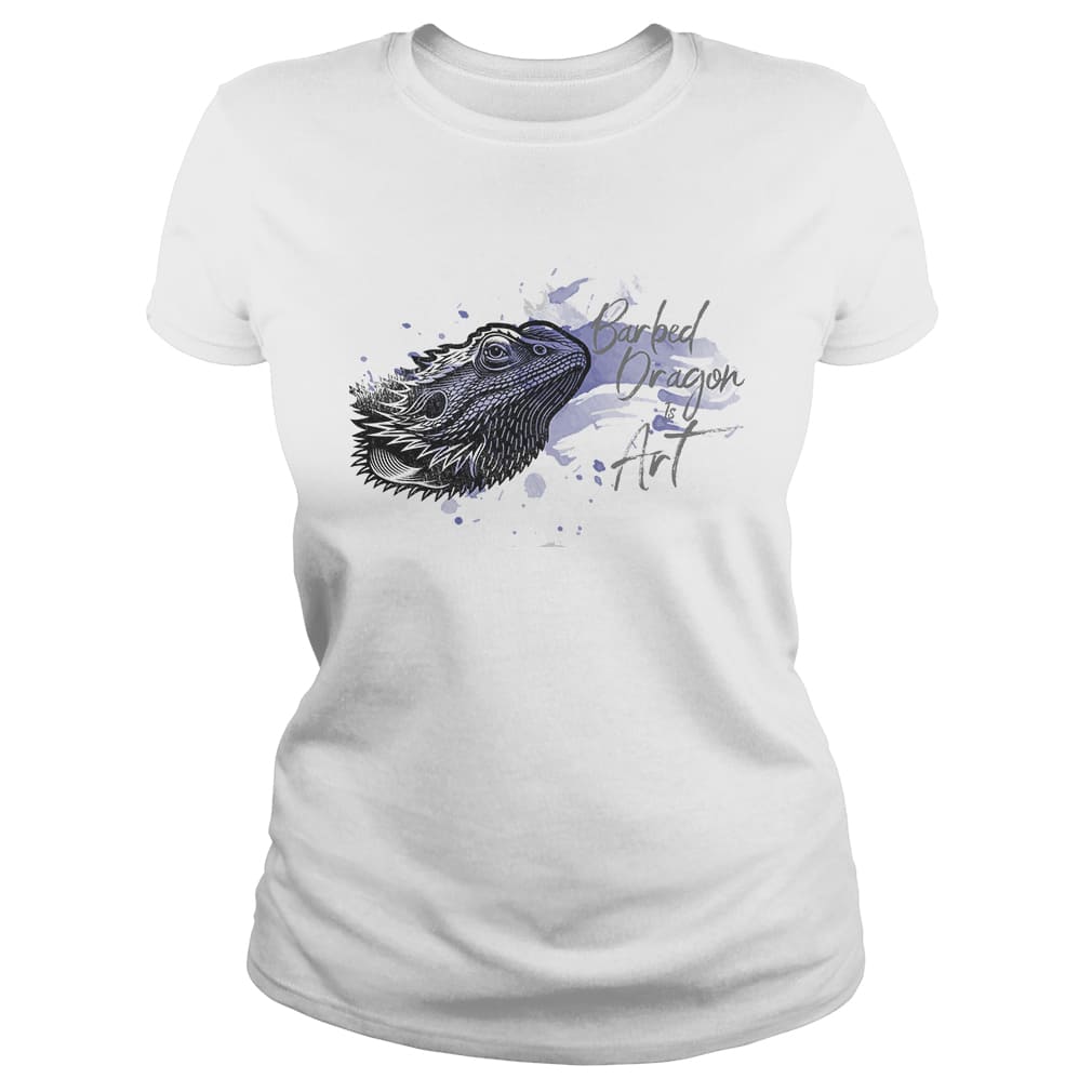 Polera Dragón Barbudo «Barbed Dragon Art» (modelo 265) mujer