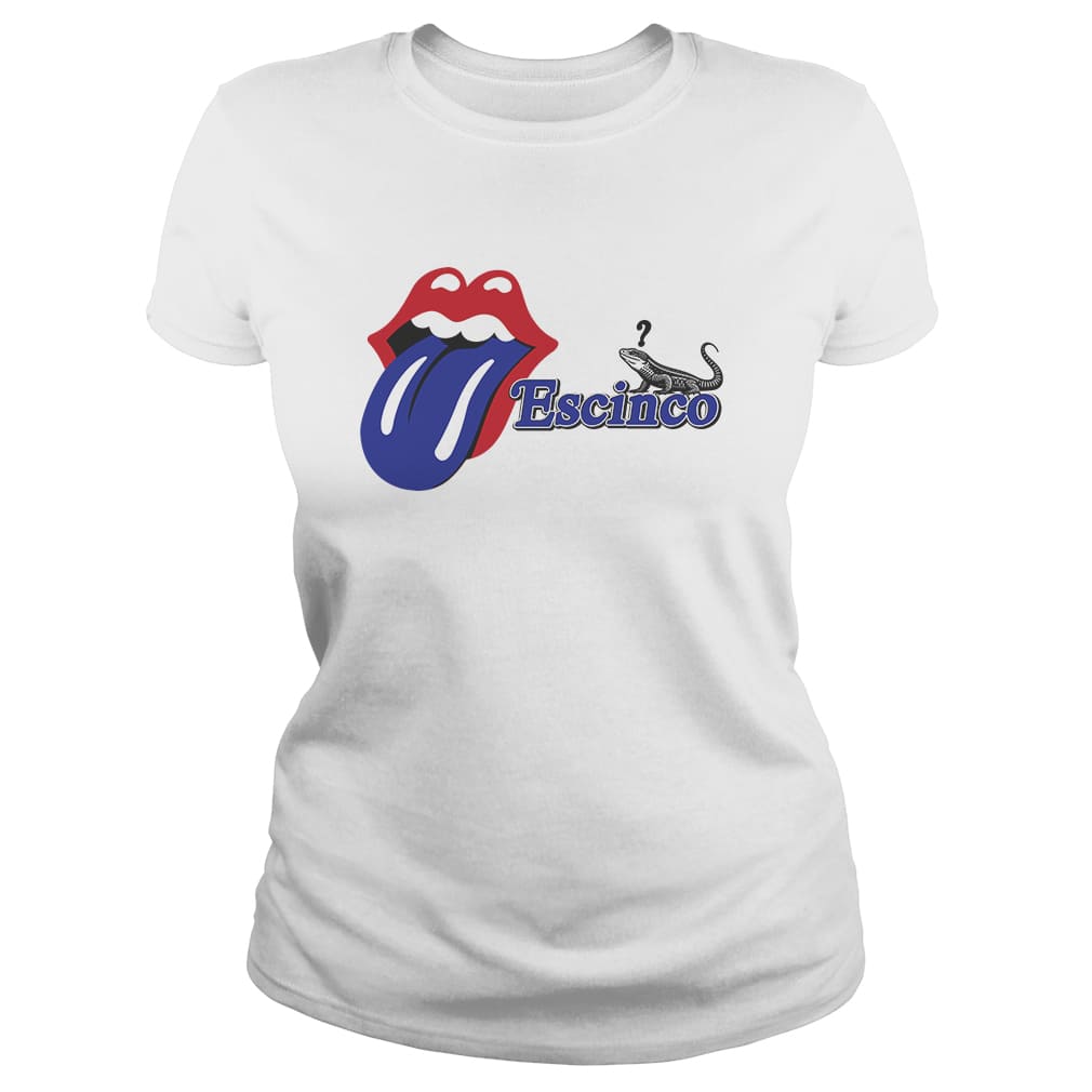Polera Escinco de lengua azul «Escinco?» (modelo 268) mujer