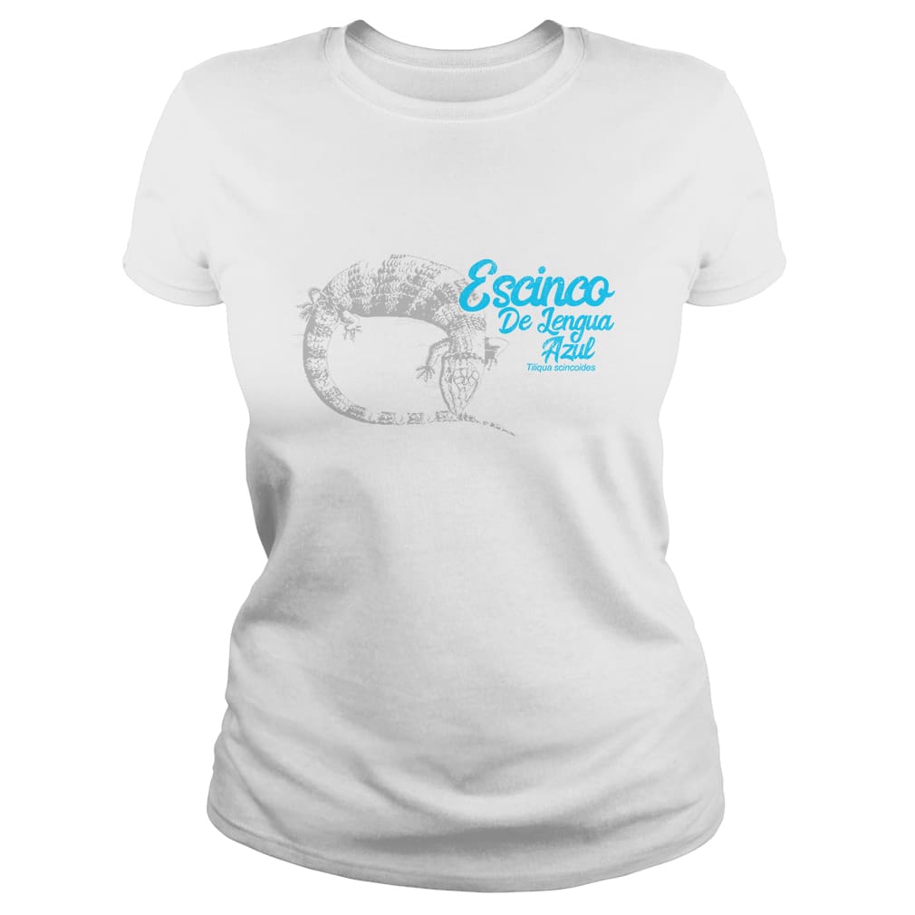 Polera Escinco de lengua azul «Tiliqua scincoides» (modelo 269) mujer
