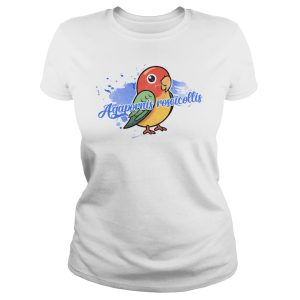 Polera Inseparables «Agapornis roseicollis» (modelo 283) mujer