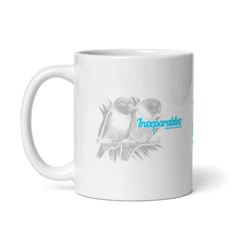 Tazón Inseparables «Inseparables Agapornis roseicollis» (modelo 285) - Imagen 3