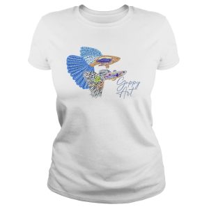Polera Peces Tropicales «Guppy Art» (modelo 315) mujer