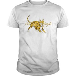 Polera Gatos Bengalí «Arte Bengalí» (modelo 324) Hombre