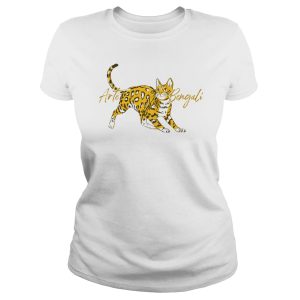 Polera Gatos Bengalí «Arte Bengalí» (modelo 324) mujer