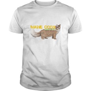 Polera Gatos Maine Coon «Maine Coon American Race» (modelo 336) Hombre