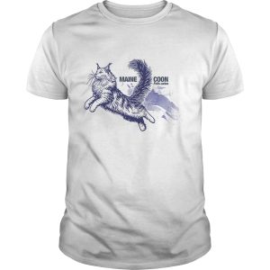 Polera Gatos Maine Coon «Felis catus» (modelo 340) Hombre