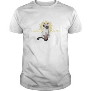 Polera Gatos Siamés «Su Santidad de Michi» (modelo 351) Hombre