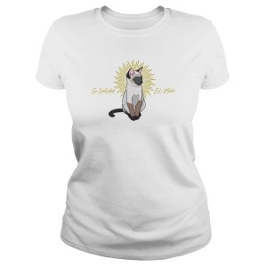 Polera Gatos Siamés «Su Santidad de Michi» (modelo 351) mujer