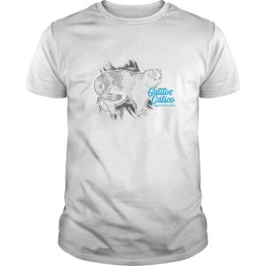 Polera Gatos Cálico «Felis silvestris catus» (modelo 352) Hombre
