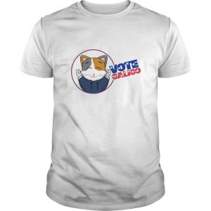 Polera Gatos Cálico «Vote Calico» (modelo 354) Hombre