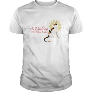Polera Gatos Cálico «Su Excelencia el michi calico» (modelo 355) Hombre