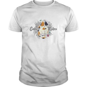 Polera Gatos Cálico «Calico Rules» (modelo 356) Hombre