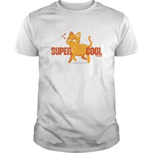 Polera Gatos Naranjas «Super Cool y naranjoso» (modelo 369) Hombre