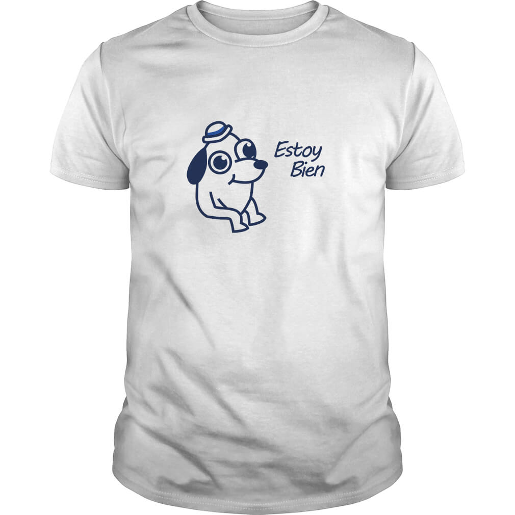 Polera Perros de Internet «Estoy bien» (modelo 385) Hombre