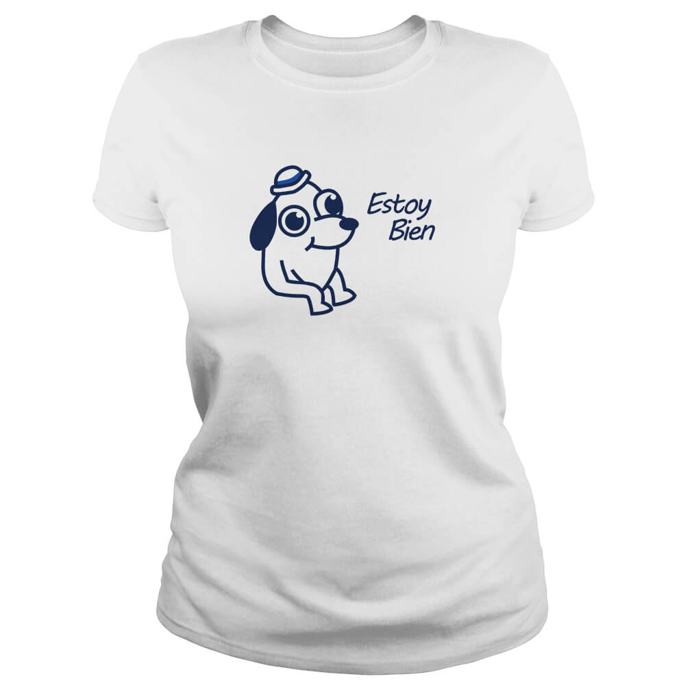 Polera Perros de Internet «Estoy bien» (modelo 385) mujer