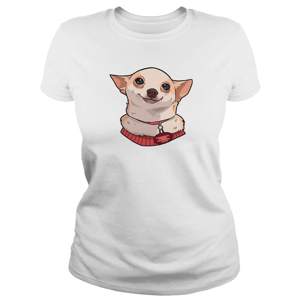 Polera Perros de Internet «Chihuahua feliz» (modelo 390) mujer