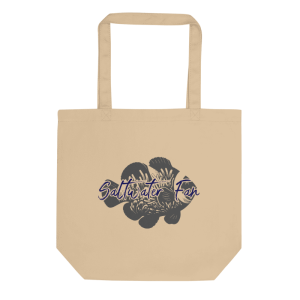 Bolsa Reutilizable 100% Algodón Peces Marinos «Saltwater Fan» (modelo 321)