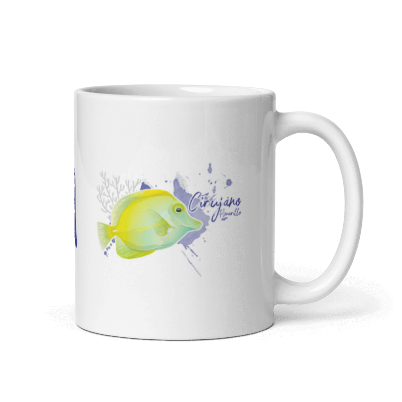 Tazón Peces Marinos «Cirujano Amarillo» (modelo 319)
